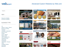 Tablet Screenshot of customwebshowcase.com